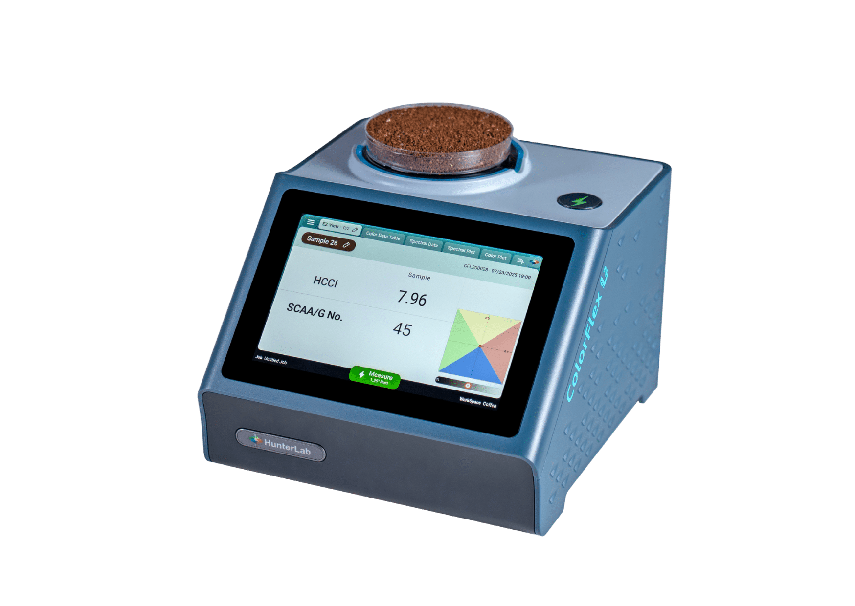 Color measurement device for coffee from HunterLab.