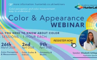 Webinar – Colorimétrie de base
