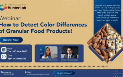 Webinar – Contrôle de la couleur des aliments granuleux